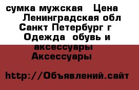 сумка мужская › Цена ­ 200 - Ленинградская обл., Санкт-Петербург г. Одежда, обувь и аксессуары » Аксессуары   